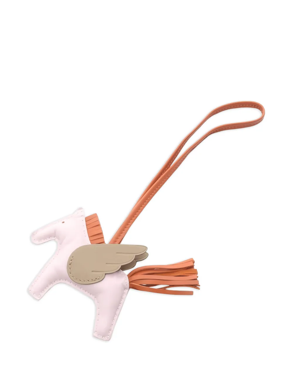 Hermès Pre-Owned 2024 PM Rodeo Pegase bag charm - Rosa