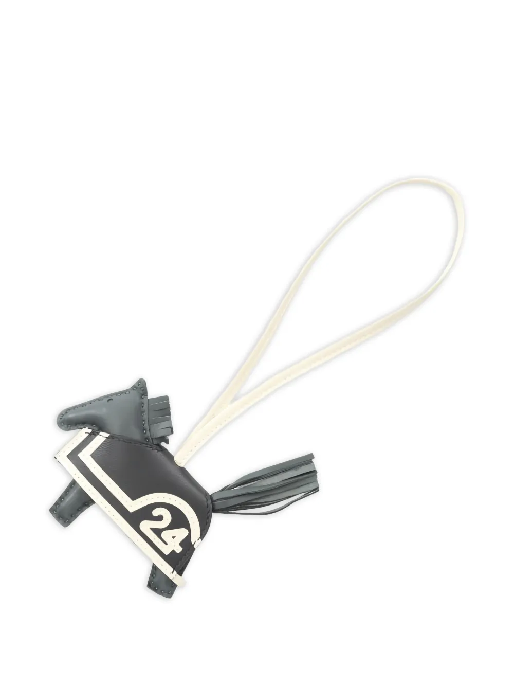 Hermès Pre-Owned 2025 PM Rodeo horse bag charm - Grigio