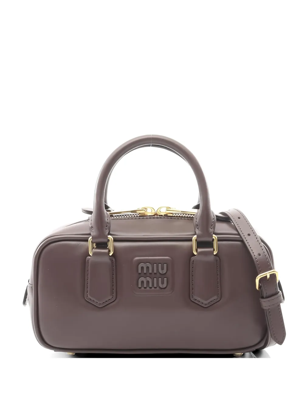 Miu Miu Pre-Owned 2010s Arcadie two-way tote bag - Marrone