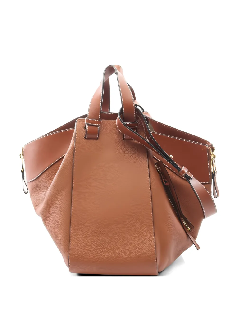 Loewe Pre-Owned 2000s medium Hammock two-way tote bag - Marrone