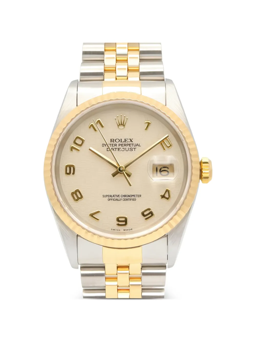 Rolex 2001 Datejust 35mm watch - Nude