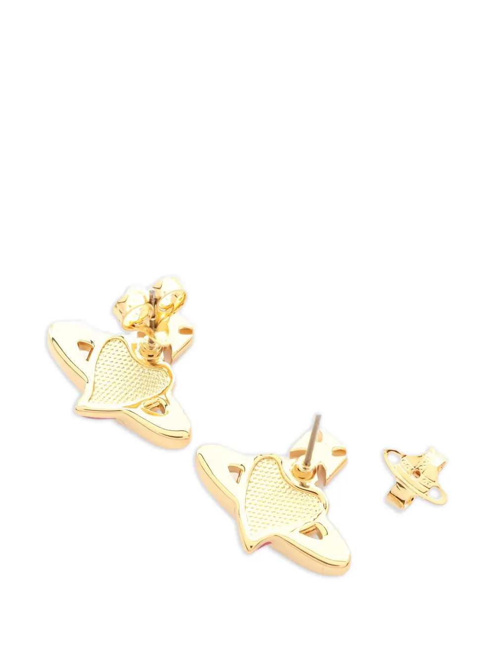 Vivienne Westwood Pre-Owned 2020s ディアマンテ ハート ピアス