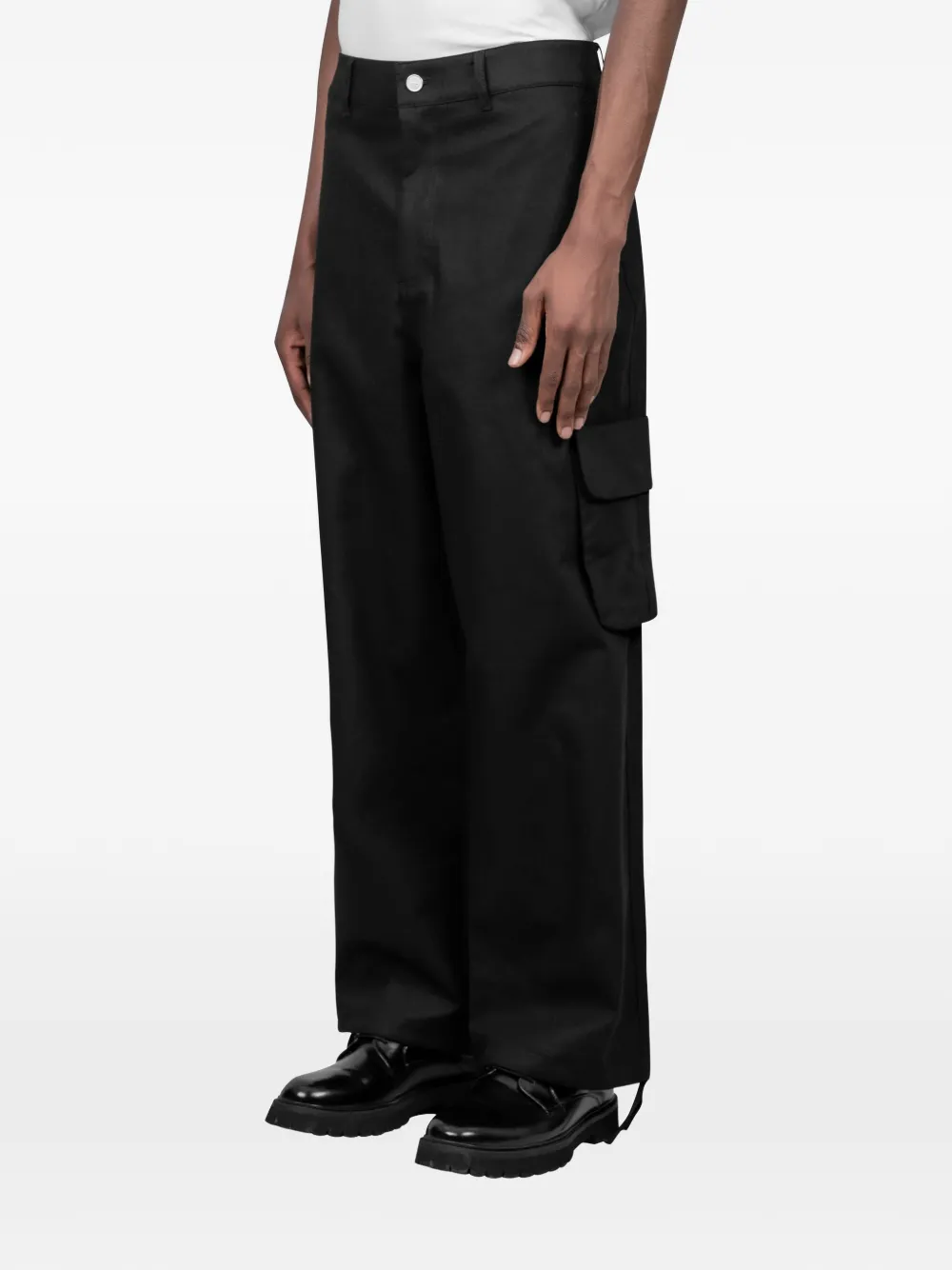  Arte Antwerp Button Trousers - Black 