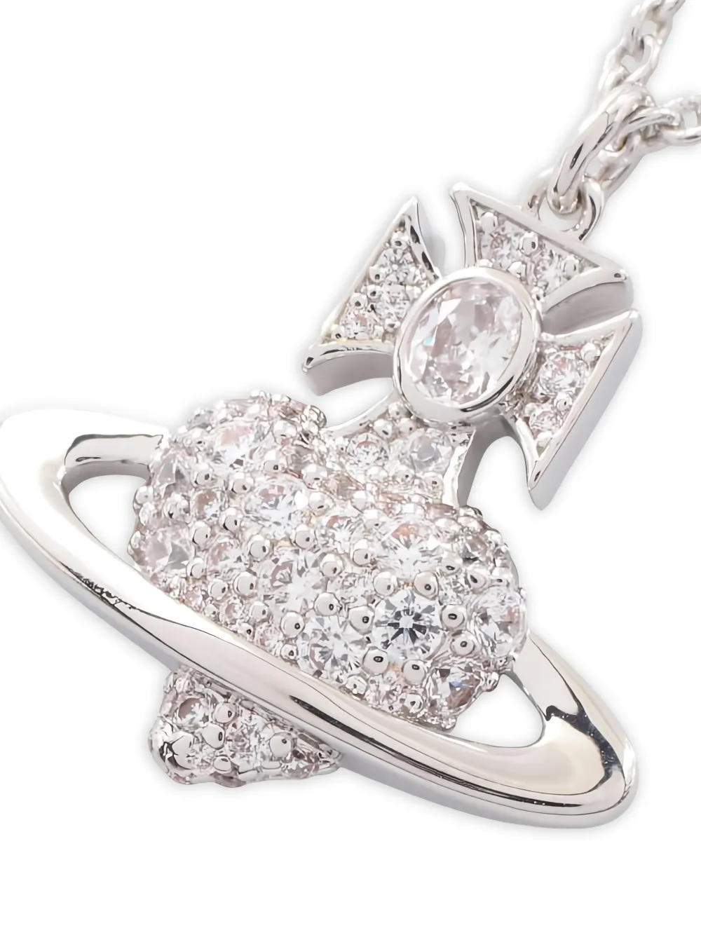 2000s Agnatha Orb Rhinestone Necklace