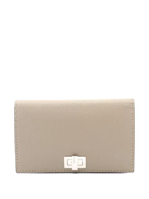 Fendi Pre-Owned Selleria Peekaboo leather bi-fold wallet