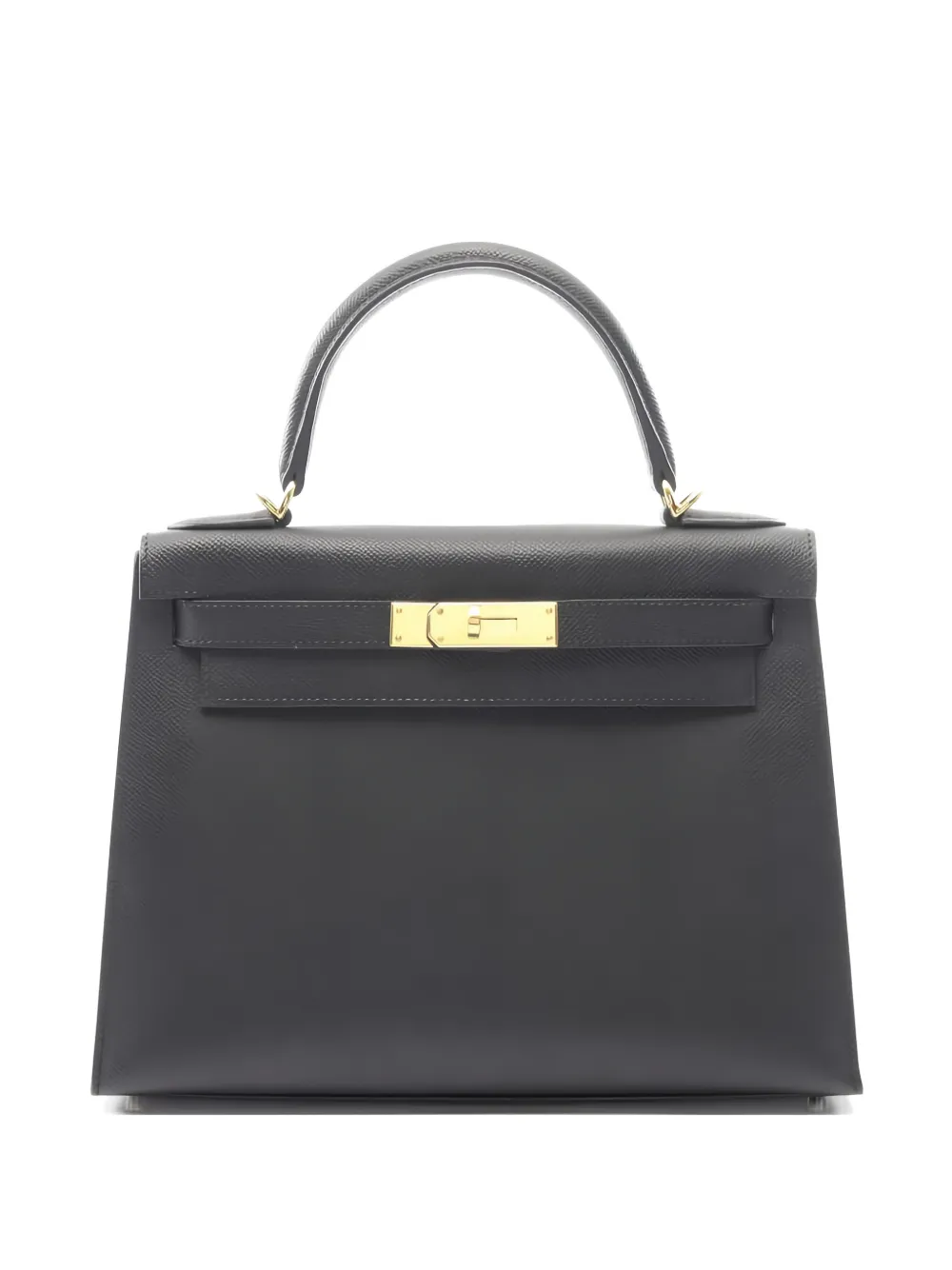 Hermès Pre-Owned 2022 28 Kelly epsom leather tote bag - Nero