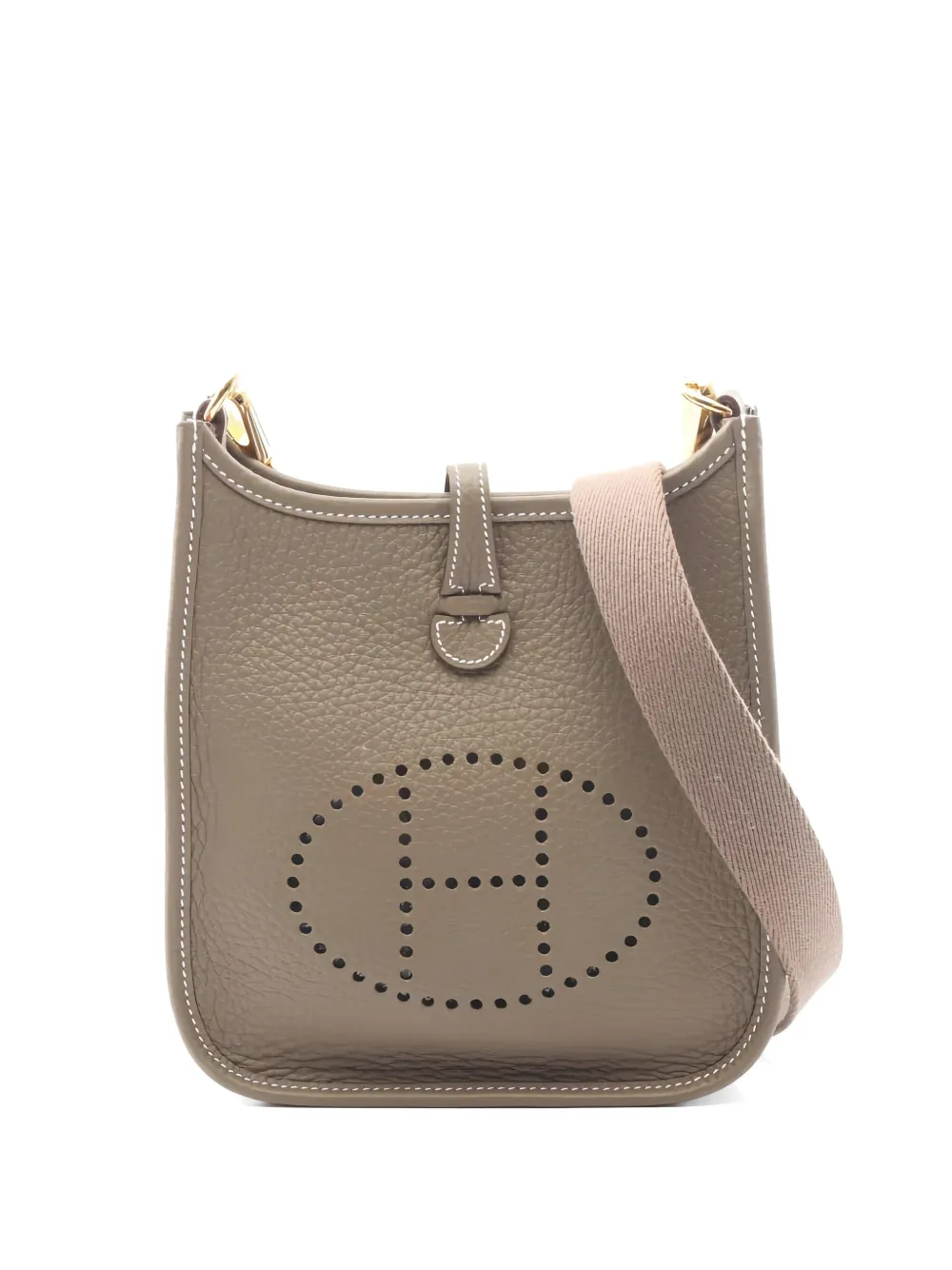 Hermès Pre-Owned 2025 Evelyne TPM leather shoulder bag - Toni neutri