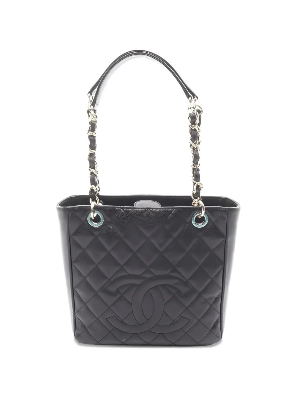 CHANEL Pre-Owned 2013-2014 matelasse PST quilted chain shoulder bag - Nero