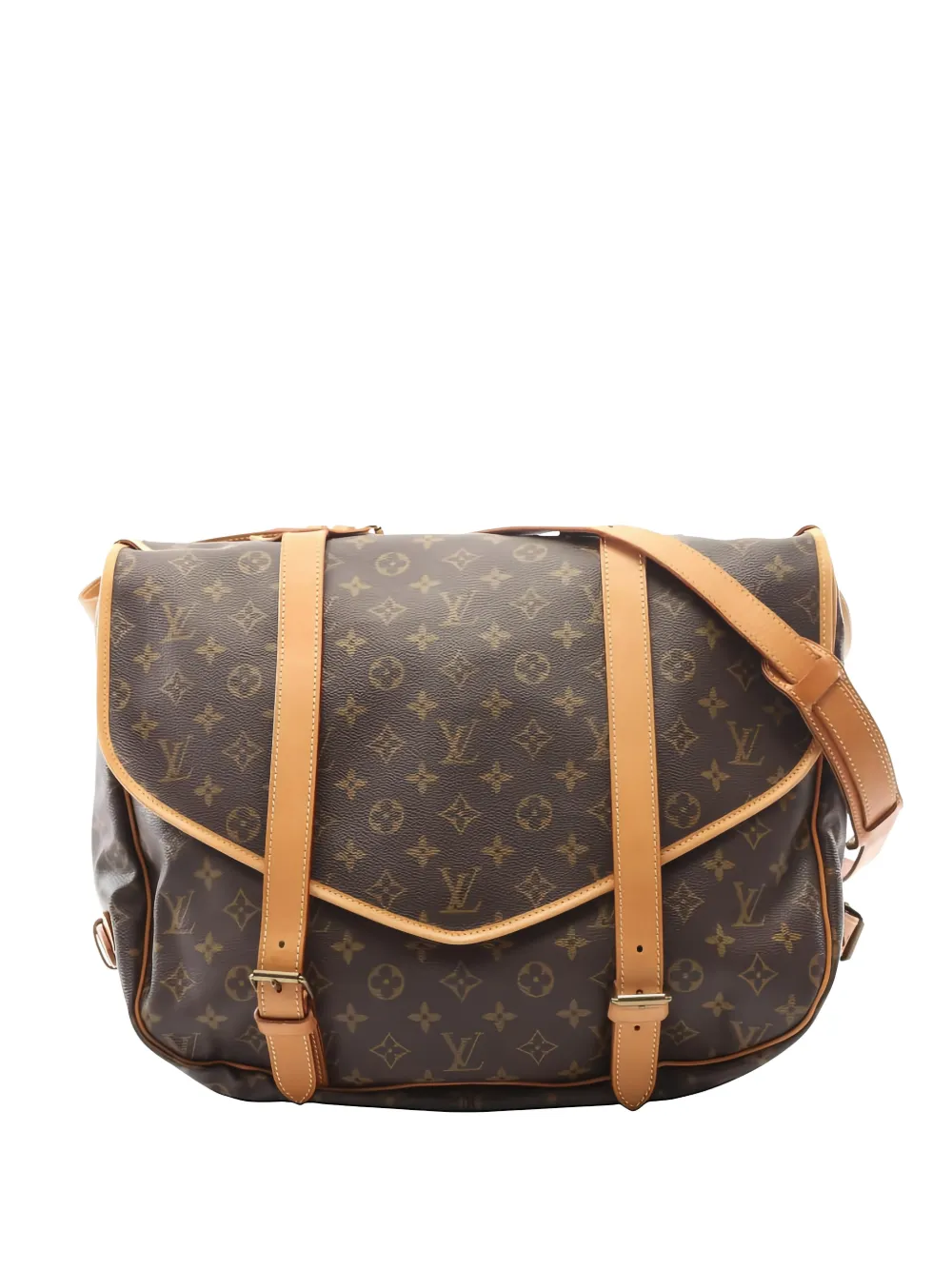 Louis Vuitton Pre-Owned 1988 Saumur 43 monogram shoulder bag - Marrone