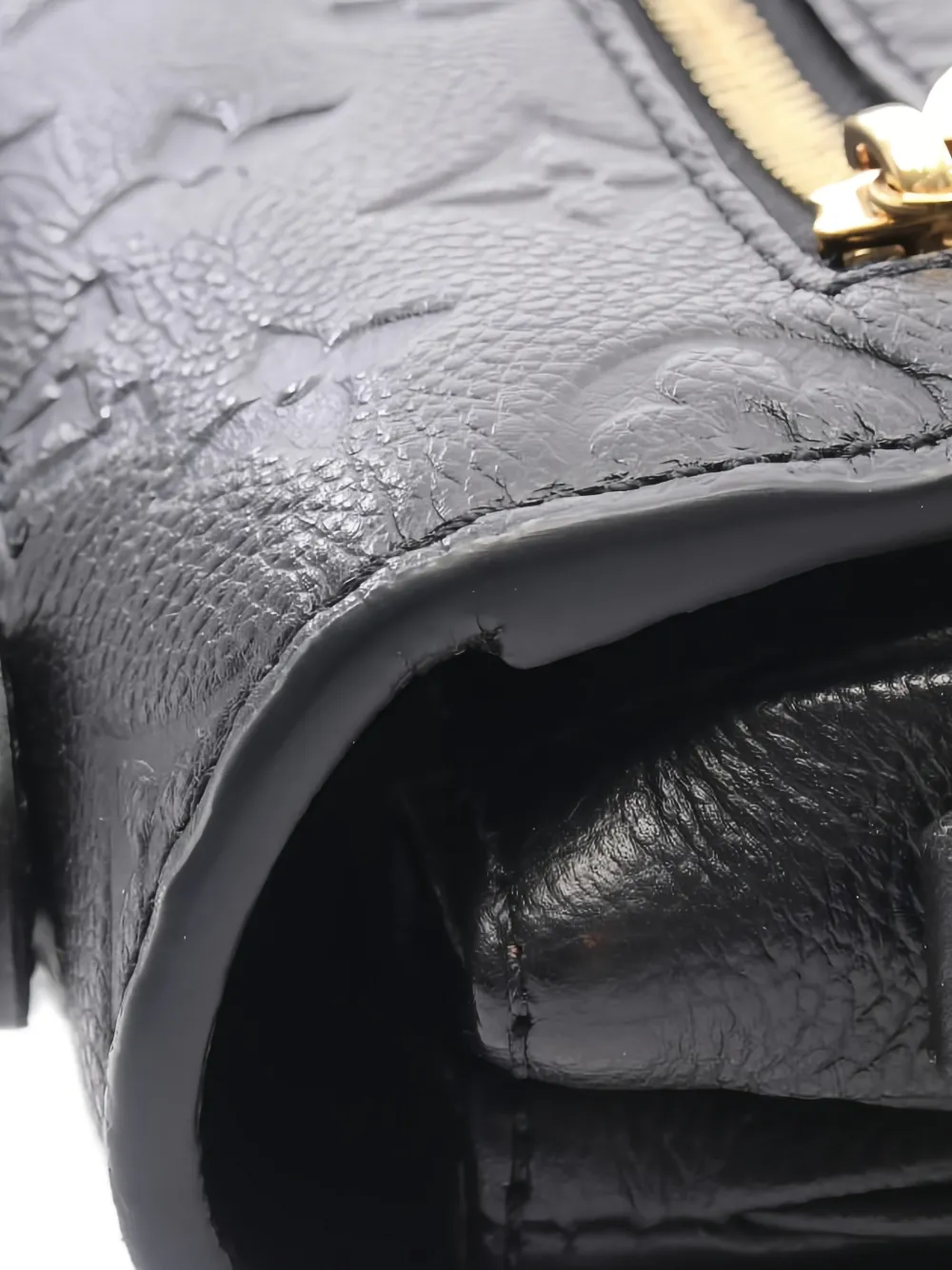 2018 Mm Metis Monogram Empreinte Noir Leather Handbag