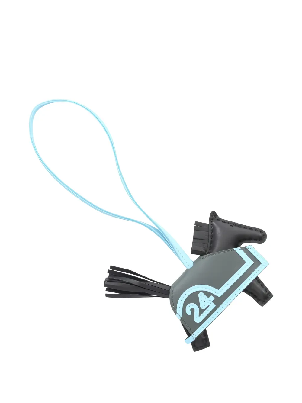 Hermès Pre-Owned 2025 Rodeo PM Robeo 24 bag charm - Grigio