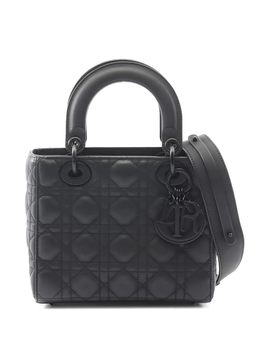 Christian Dior Pre-Owned 2010s small Lady Dior My AbcDior tote bag - Black