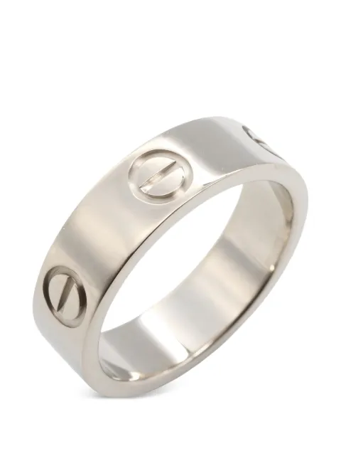 Cartier bague Love en or blanc 18ct