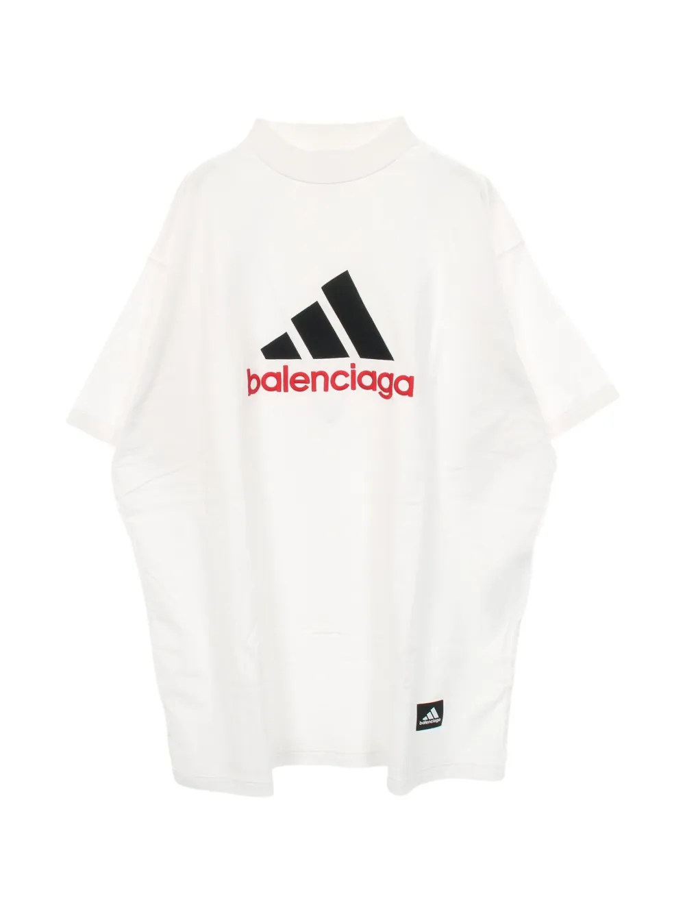 Balenciaga Pre-Owned 2000s x Adidas logo-embroidered T-shirt - Weiß