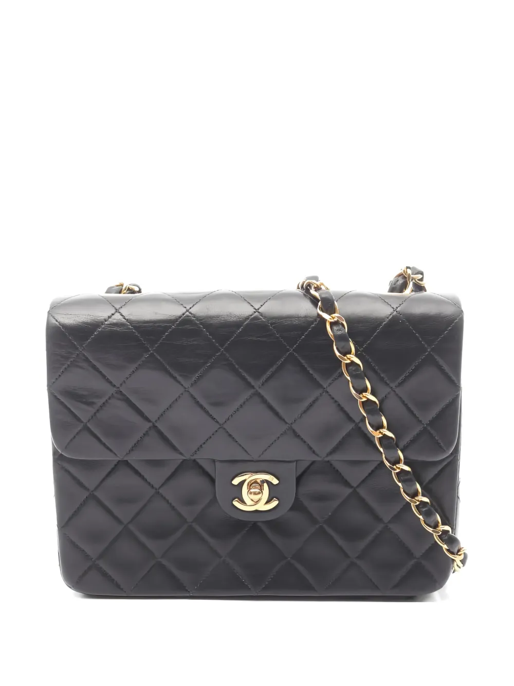 CHANEL Pre-Owned 1990s Mini Matelasse 20 quilted lambskin shoulder bag - Nero