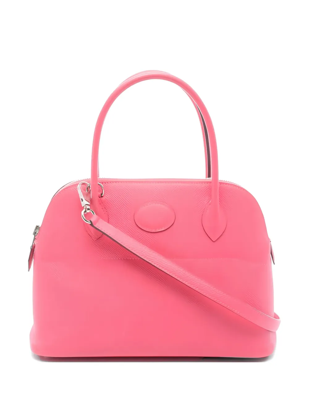 Hermès Pre-Owned 2015 Bolide 27 Rose Azalea silver hardware leather handbag - Rosa