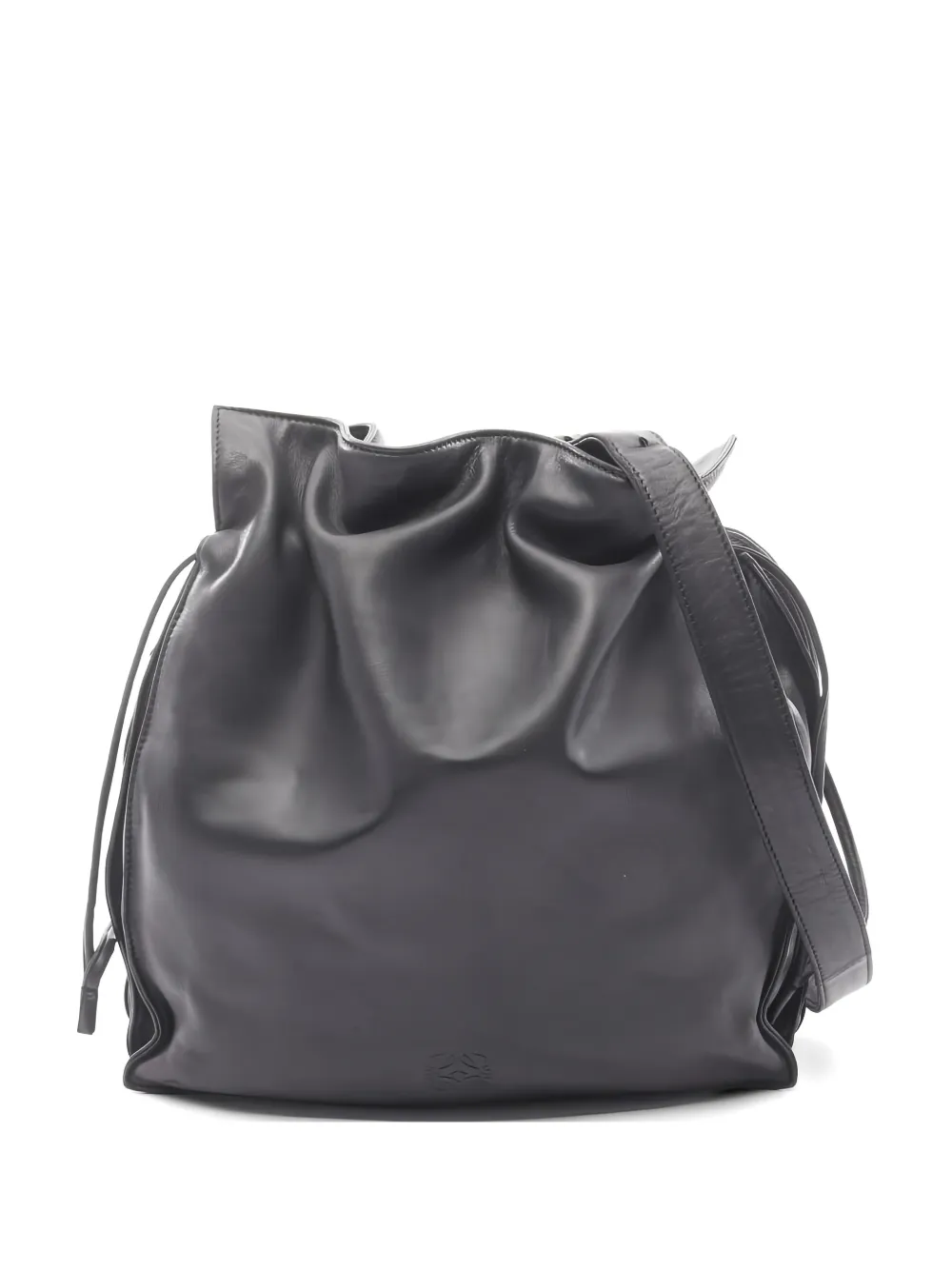 Loewe Pre-Owned 2000s Flamenco leather shoulder bag - Nero