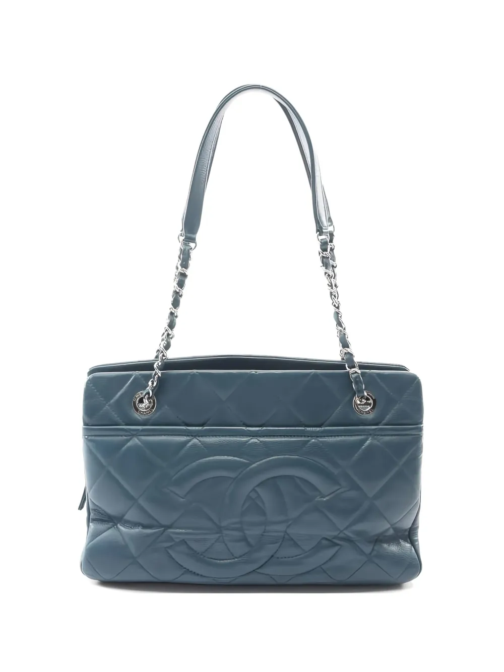 CHANEL Pre-Owned 2012-2013 Timeless CC chain shoulder bag - Blu