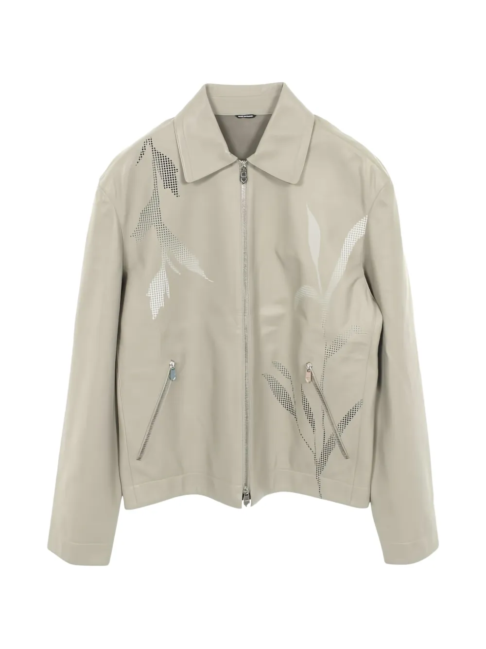 Hermès Pre-Owned Giacca in pelle anni 2010 - Toni neutri