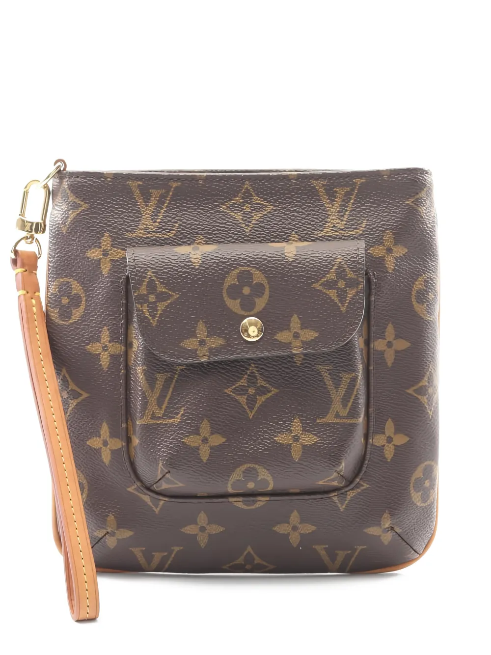 Louis Vuitton Pre-Owned 2002 Partition monogram pouch - Marrone