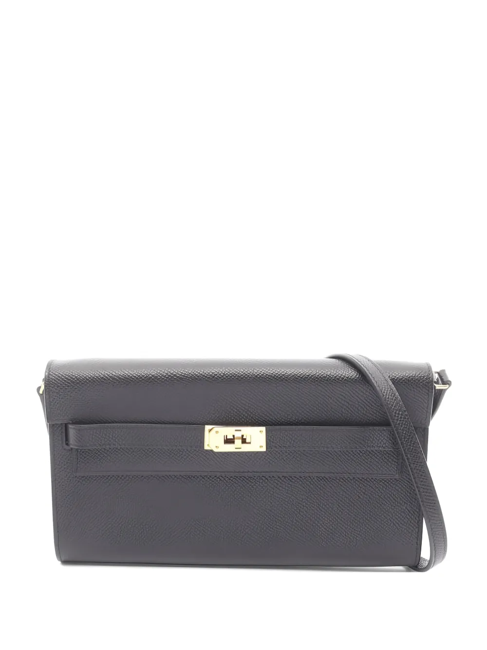 Hermès Pre-Owned 2022 Kelly Classique To Go grained leather bag - Nero