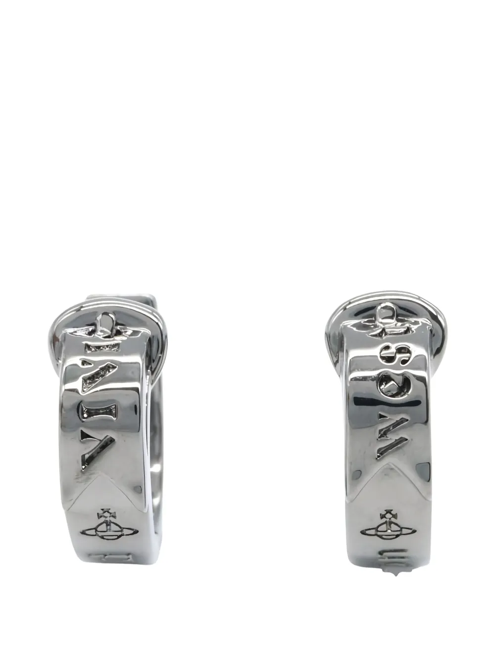 Vivienne Westwood Pre-Owned 2020s Orb-detail earrings - Argento