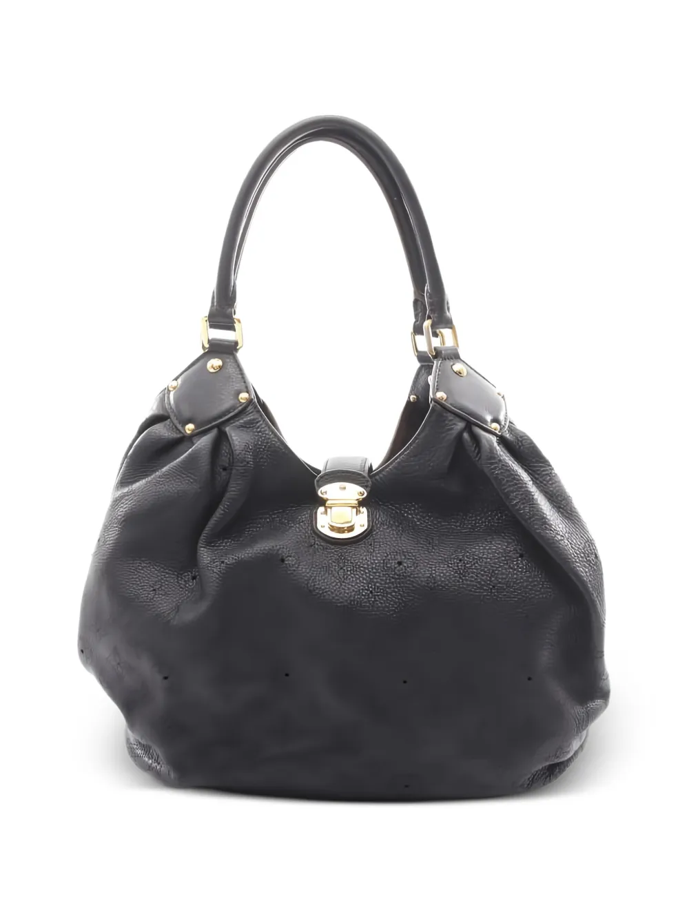 Louis Vuitton Pre-Owned 2011 L Mahina leather shoulder bag - Nero