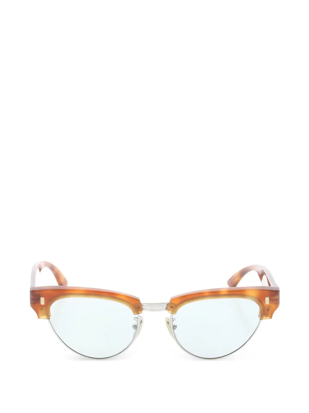 Celine Pre-Owned 2020s logo-detail sunglasses - Marrone