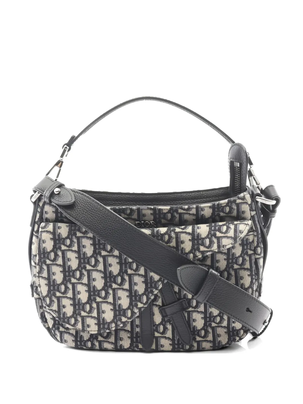 Christian Dior Pre-Owned 2010s mini Saddle leather tote bag – Blue