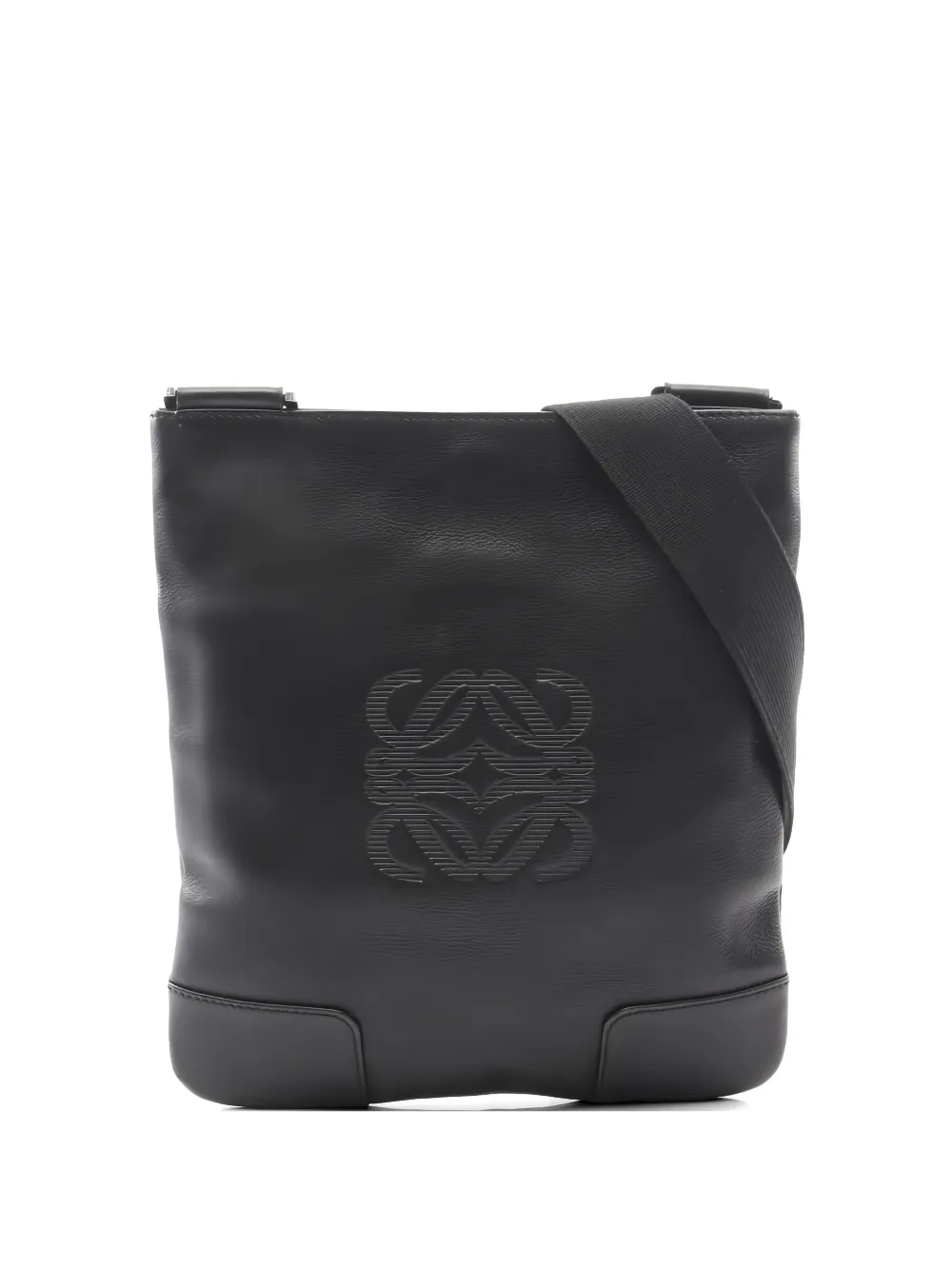 Loewe Pre-Owned 2010s Anagram leather shoulder bag - Nero