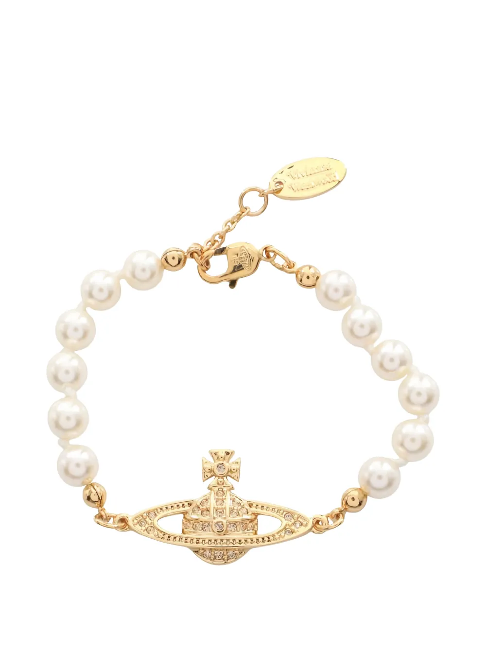 Vivienne Westwood Pre-Owned 2020s mini Bas Relief bracelet - Oro