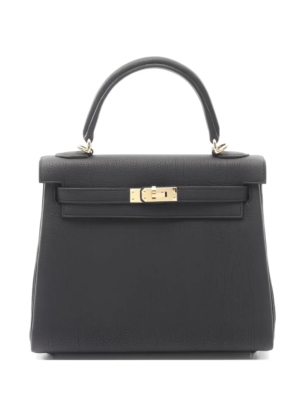 Hermès Pre-Owned 2025 Kelly 25 Togo leather tote bag - Nero