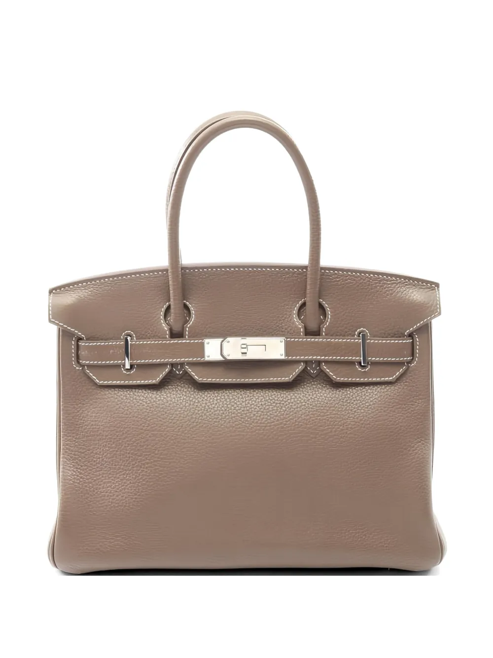 Hermès Pre-Owned 2014 30 Birkin Etoupe Togo tote bag - Marrone
