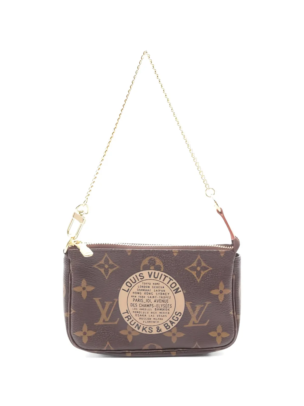 Louis Vuitton Pre-Owned 2008 mini Pochette Accessoires shoulder bag - Marrone