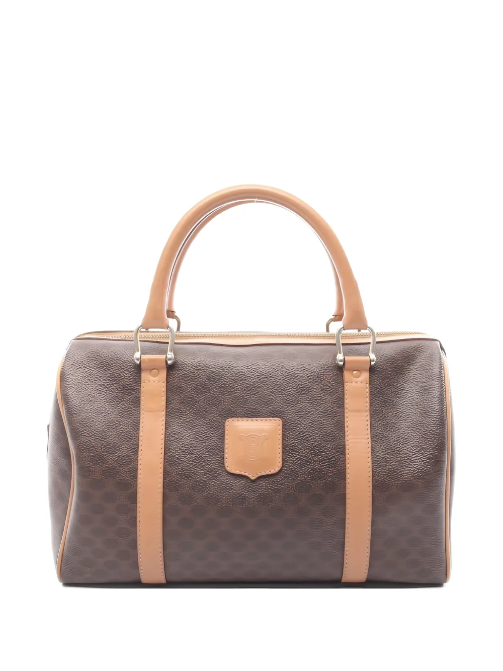 Celine Pre-Owned 2000s mini Boston Macadam leather tote bag - Marrone