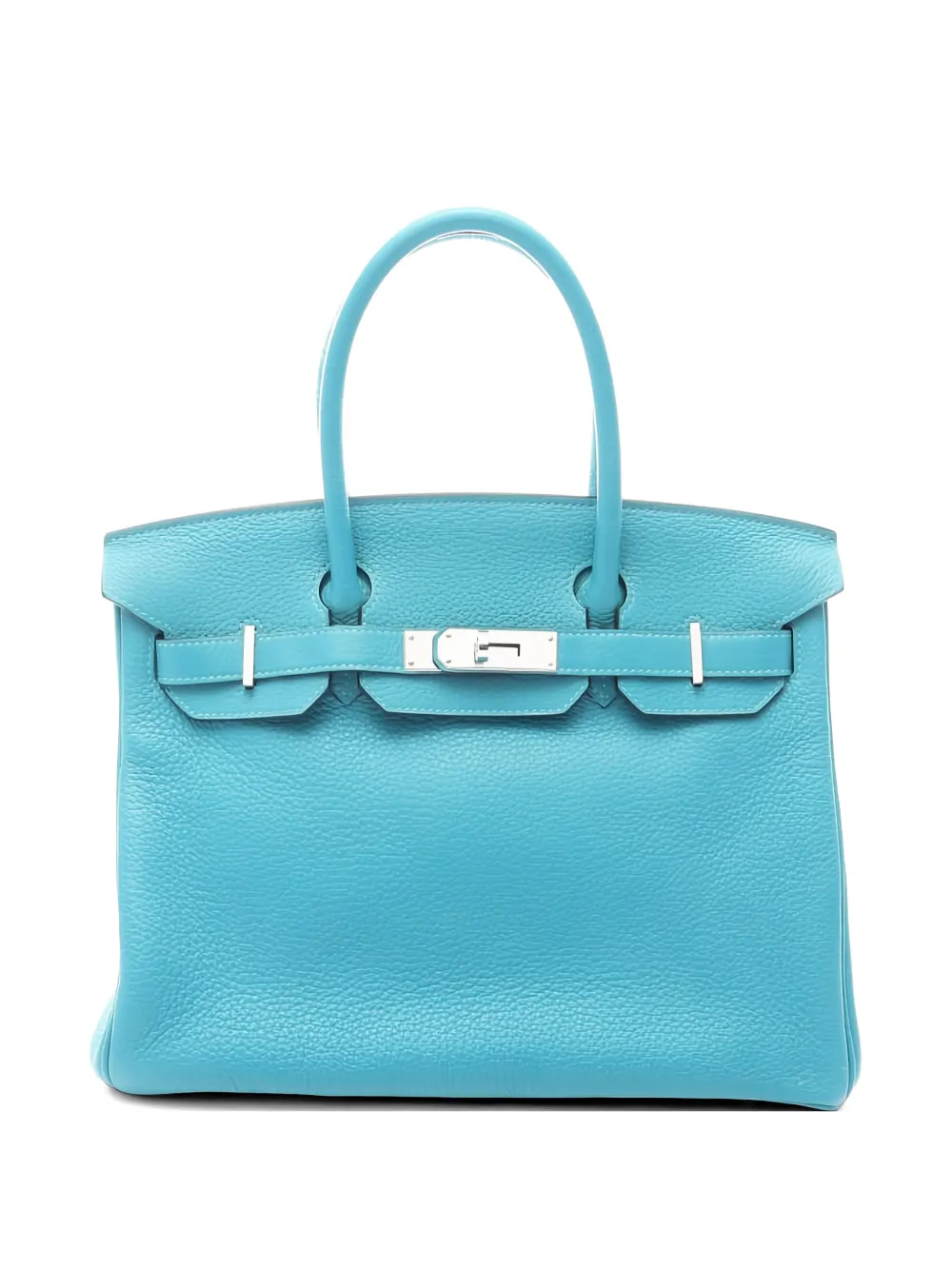 Hermès Pre-Owned 2014 Birkin 30 Blue Paon leather handbag