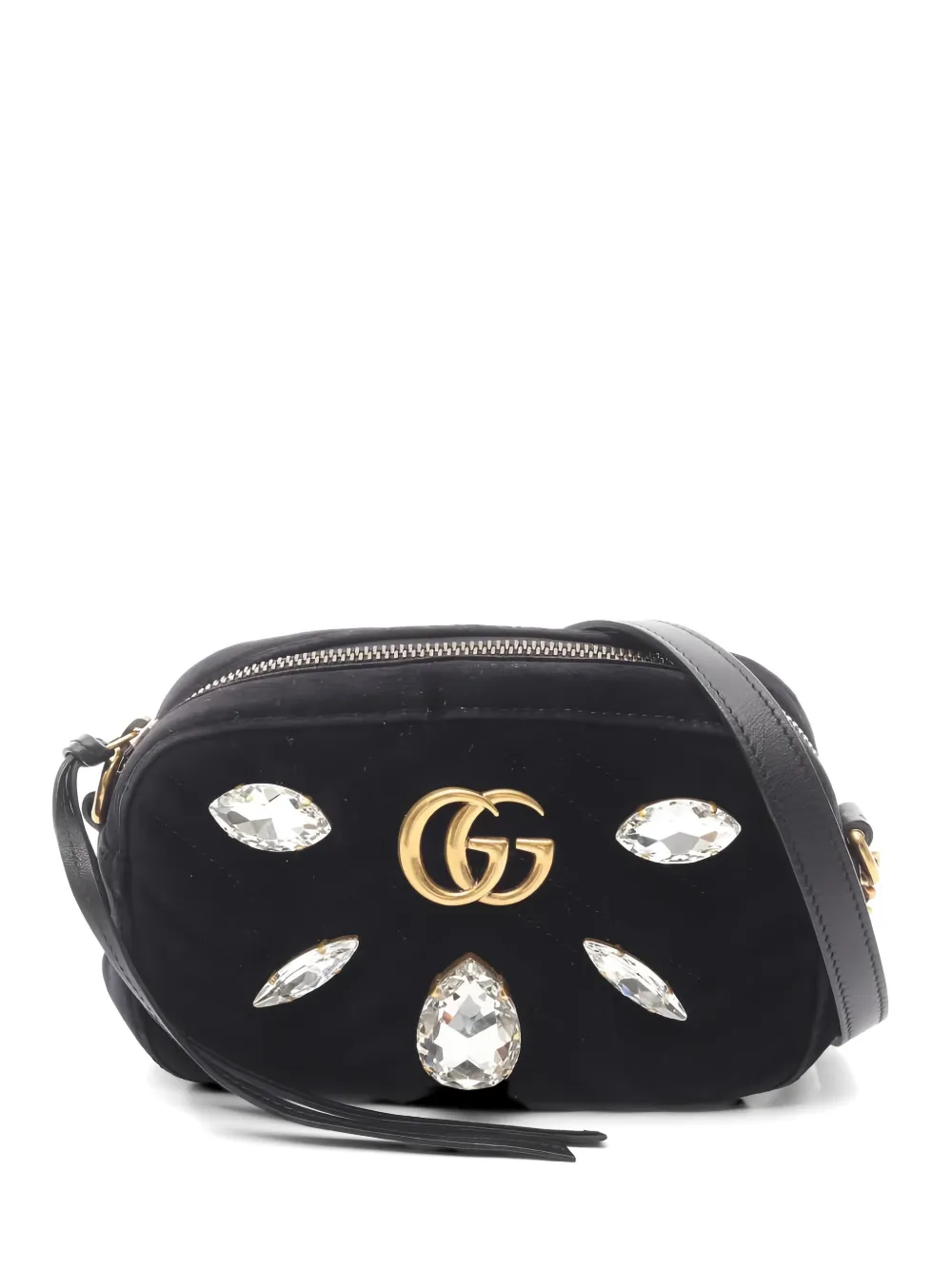 Gucci Pre-Owned 2000s GG Marmont crossbody bag - Nero