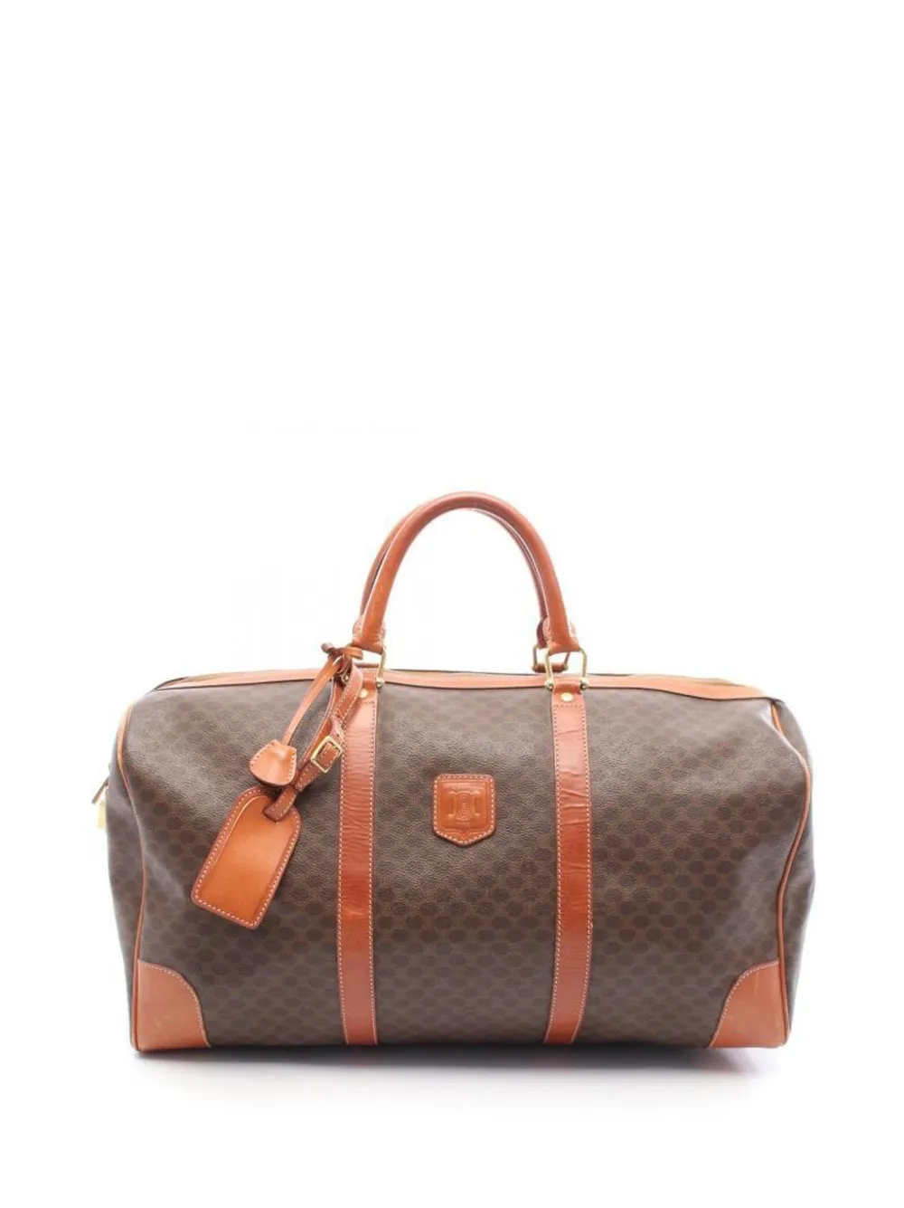 Celine Pre-Owned 2000s Macadam duffle bag - Marrone