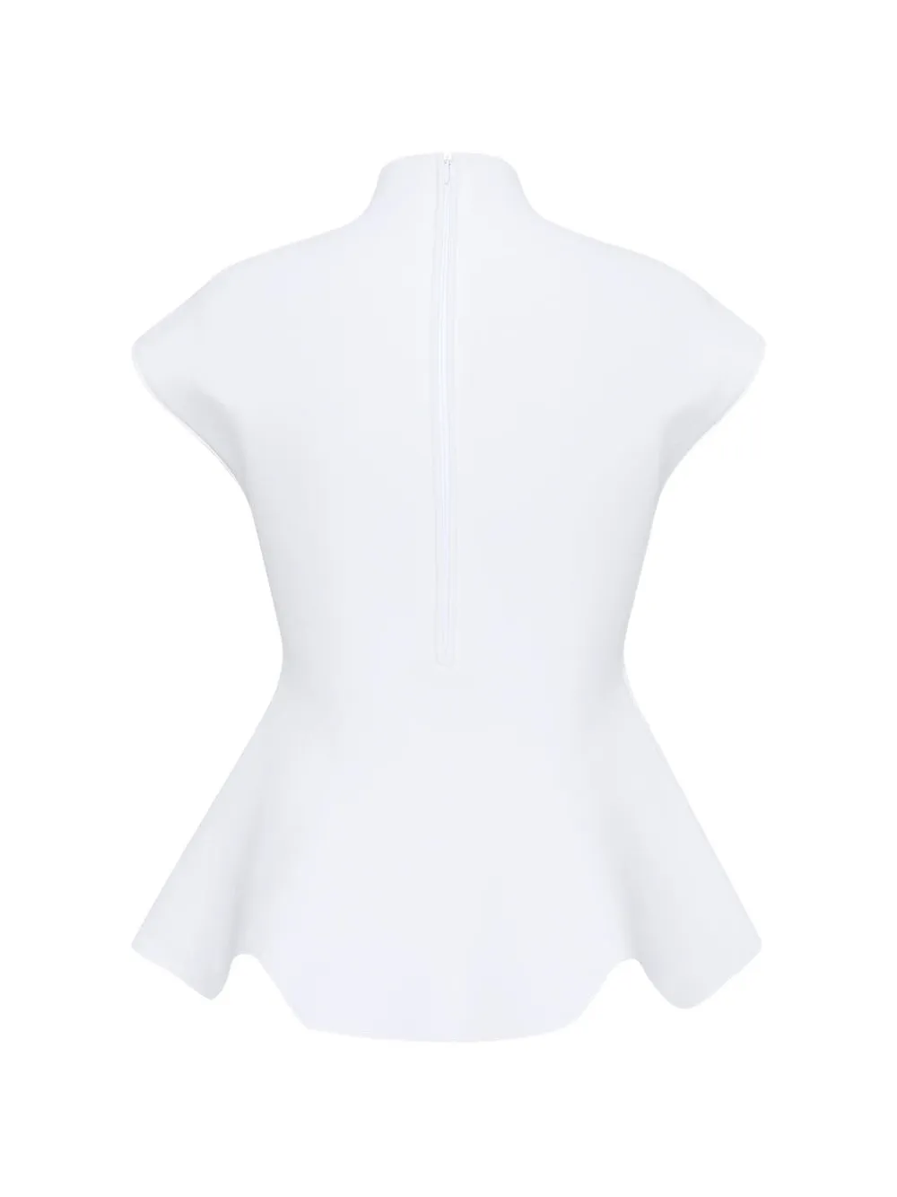  Cara Cara Joanie Mock-neck Blouse - White 