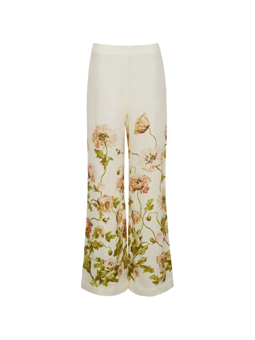 Cara Cara Sunflower floral-pattern trousers - Toni neutri