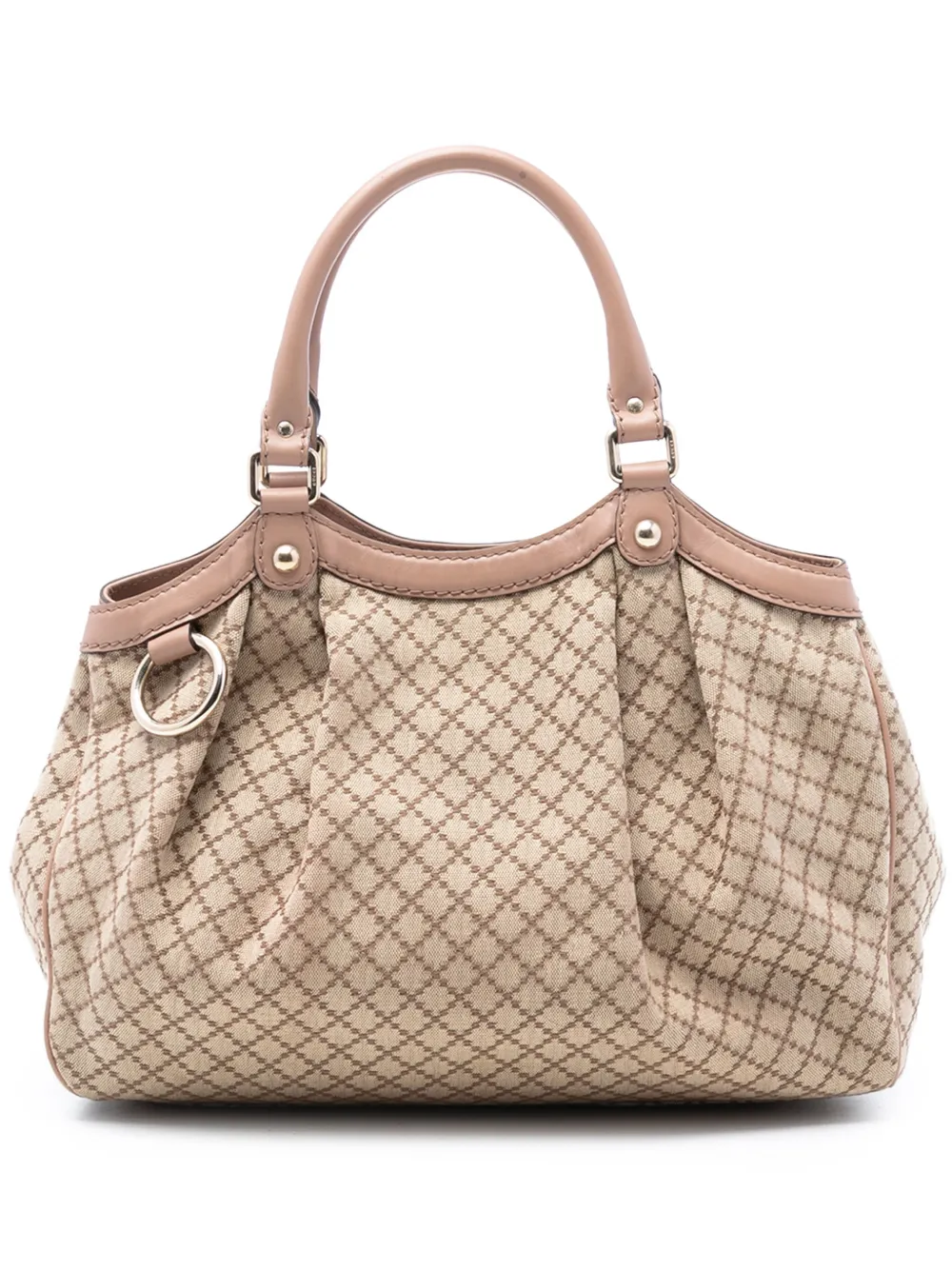 Gucci Pre-Owned 2016-2025 Medium Diamante Canvas Sukey tote bag - Marrone