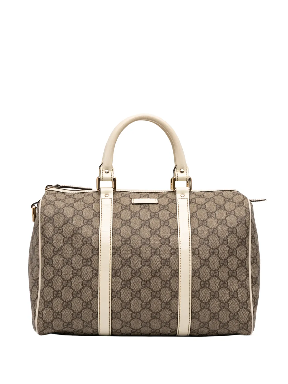 Gucci Pre-Owned 2016-2026 Medium GG Supreme Joy boston bag - Marrone