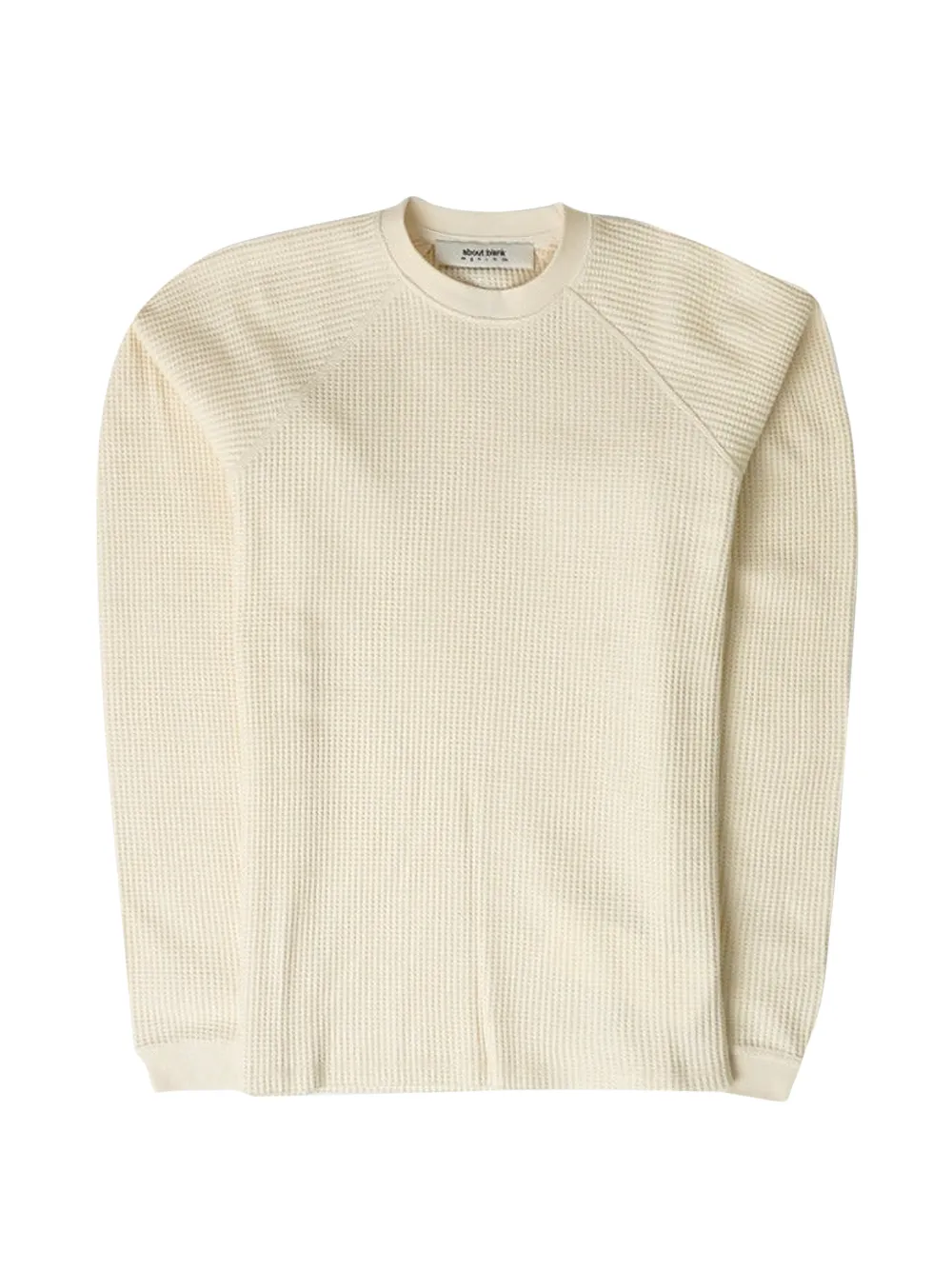 ABOUTBLANK waffle long-sleeve sweater - Toni neutri