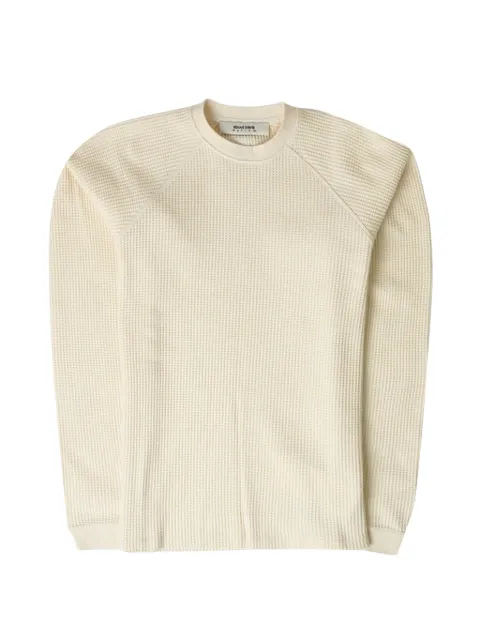 ABOUTBLANK waffle long-sleeve sweater