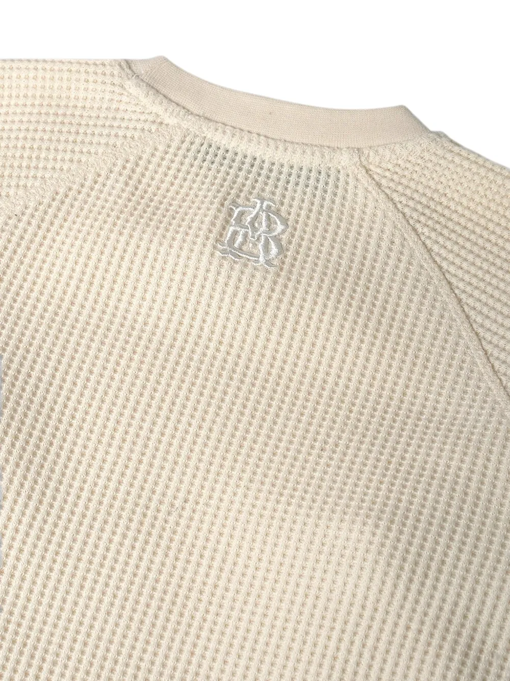  Aboutblank Waffle Long-sleeve Sweater - Neutrals 