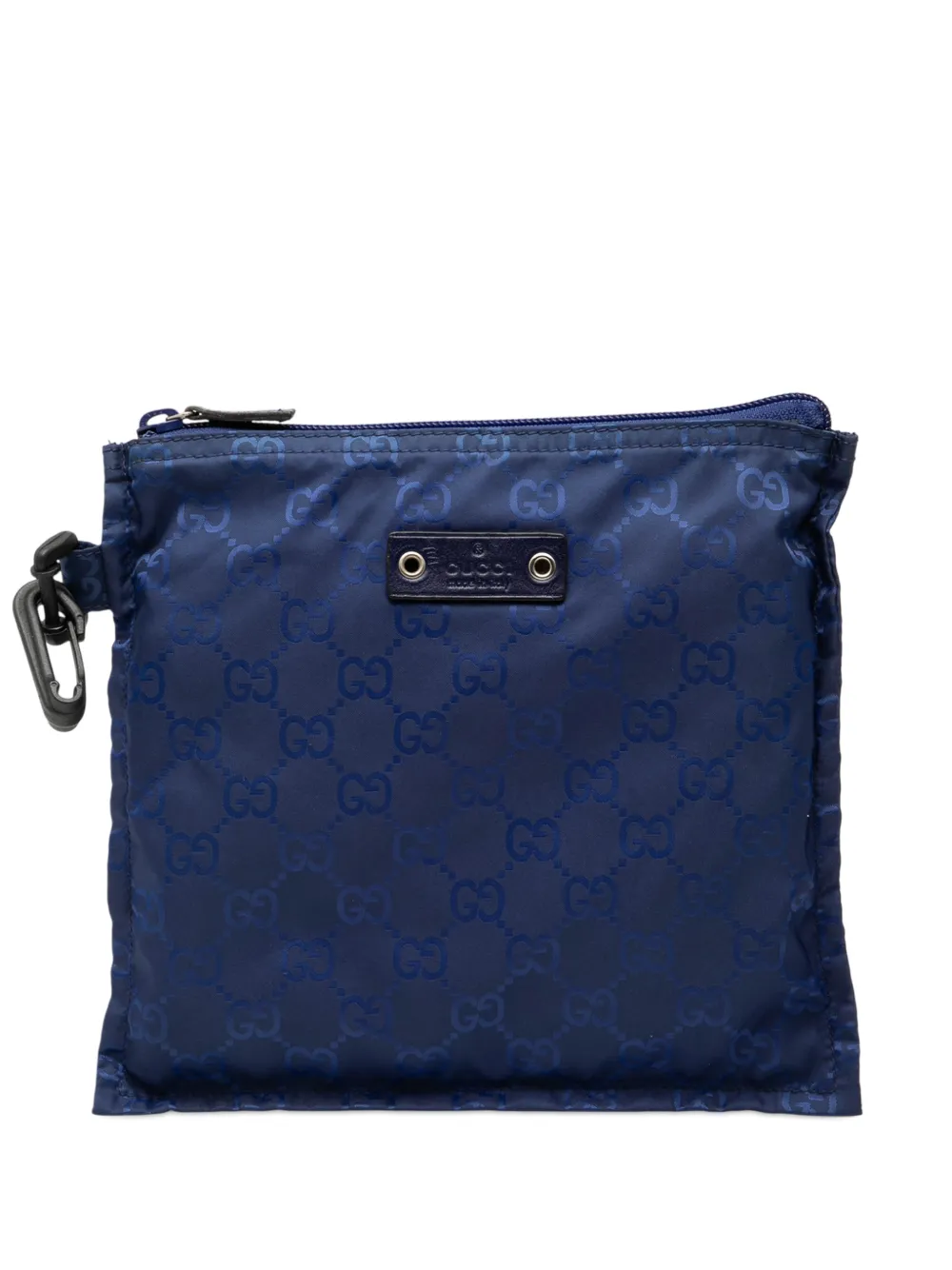Gucci Pre-Owned 2016-2026 GG Nylon pouch - Blu