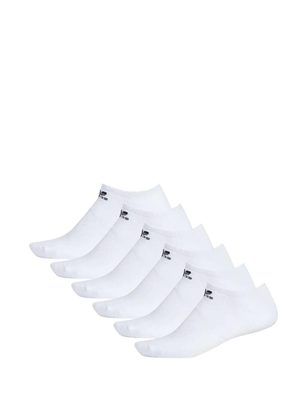 adidas Trefoil No-Show socks (set of six) - Weiß