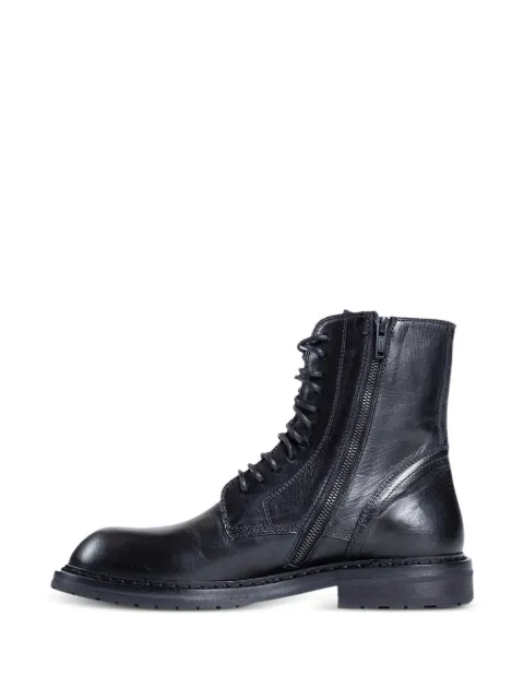 Ann Demeulemeester zip-fastening lace-up boots