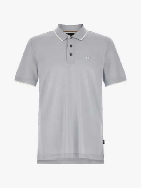 BOSS collar piping polo shirt