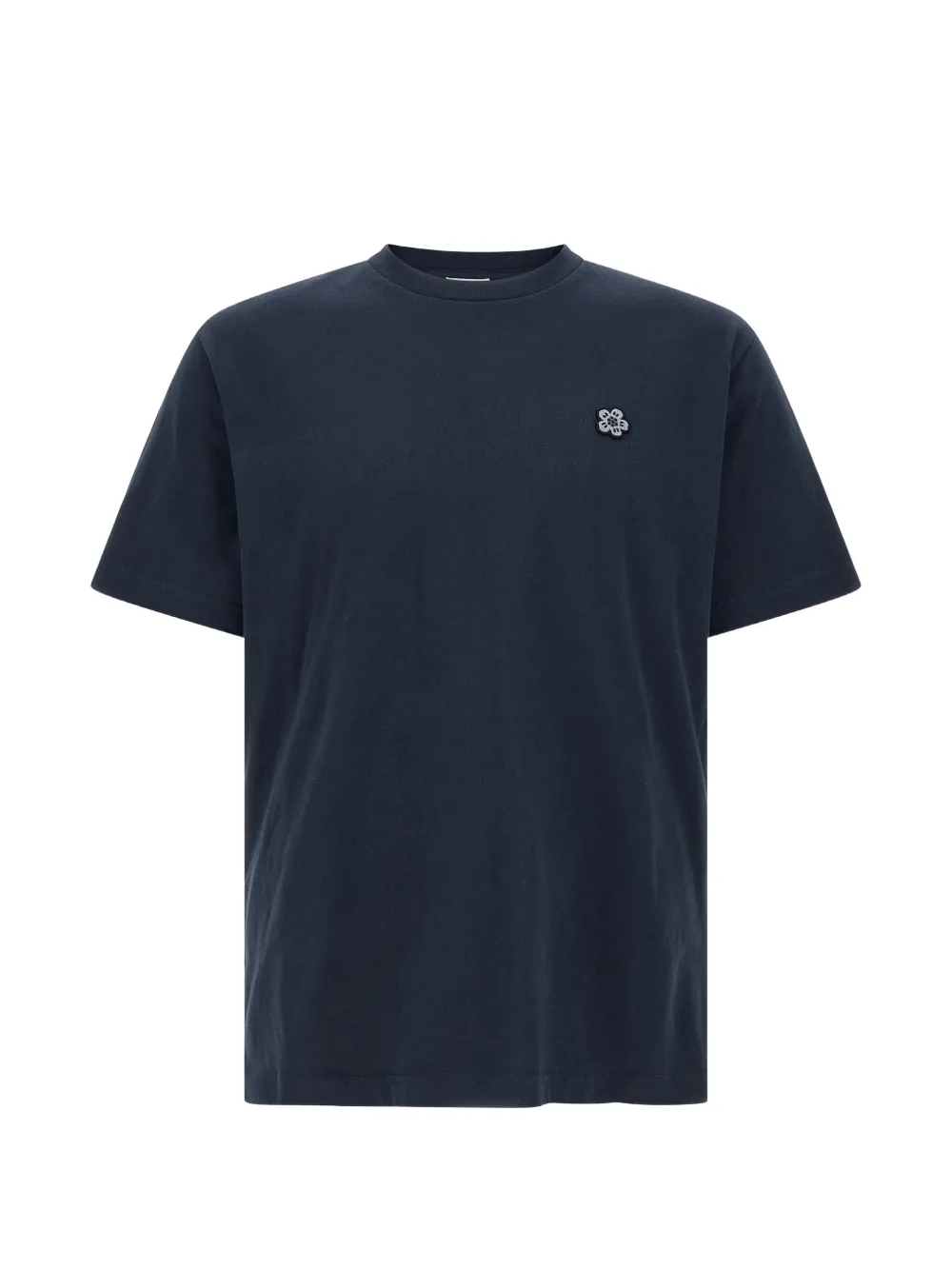 Kenzo flower-patch T-shirt - Blu